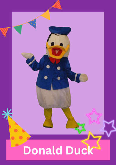 Charlie-Park-Atherton-Party-Mascots-Donald-Duck