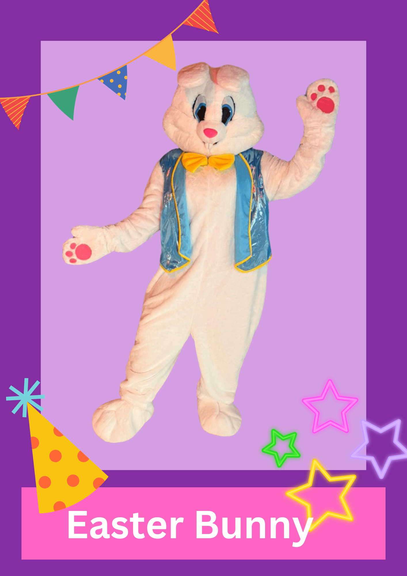 Charlie Park Atherton mascot 'Easter Bunny'